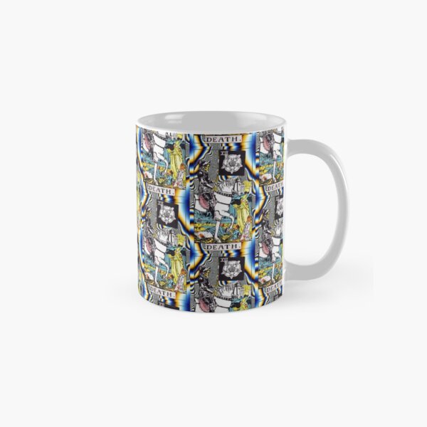 Psychedelic Death Tarot Card Classic Mug