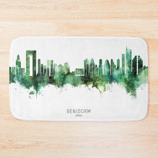 Item preview, Benidorm Spain Skyline designed and sold by ArtPrints.