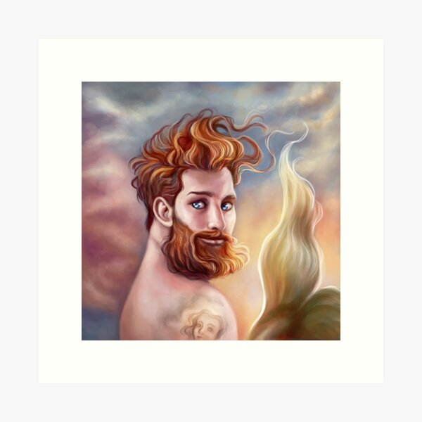Item preview, Redhead Merman designed and sold by dim-draws.