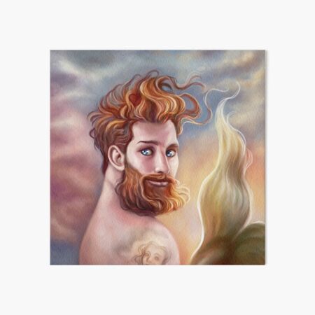 Item preview, Redhead Merman designed and sold by dim-draws.