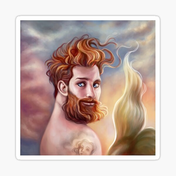 Item preview, Redhead Merman designed and sold by dim-draws.