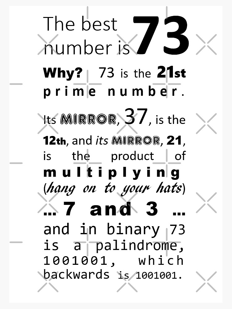 73-the-best-number-sticker-for-sale-by-gemart-redbubble