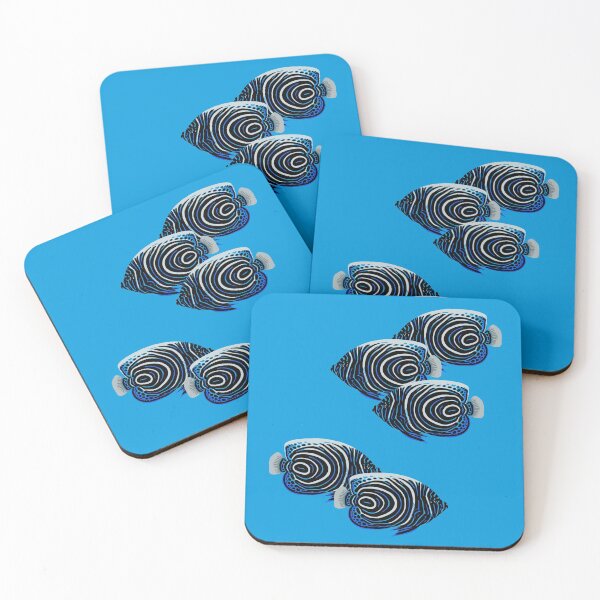 Item preview, Juvenile Emperor Angelfish shoal designed and sold by GeoCreate.