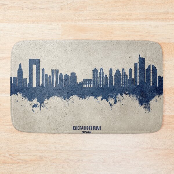 Item preview, Benidorm Spain Skyline designed and sold by ArtPrints.