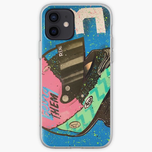 Daniel Ricciardo - Renault F1 graffiti painting by DRAutoArt iPhone Soft Case