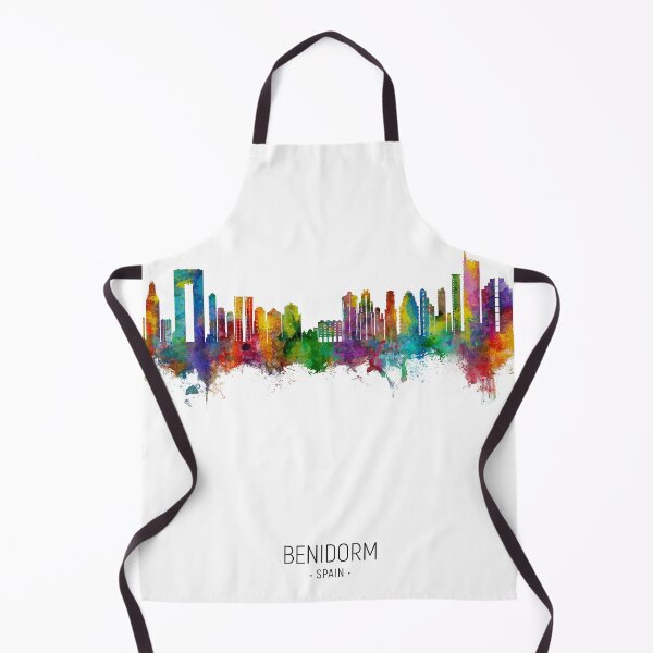 Item preview, Benidorm Spain Skyline designed and sold by ArtPrints.