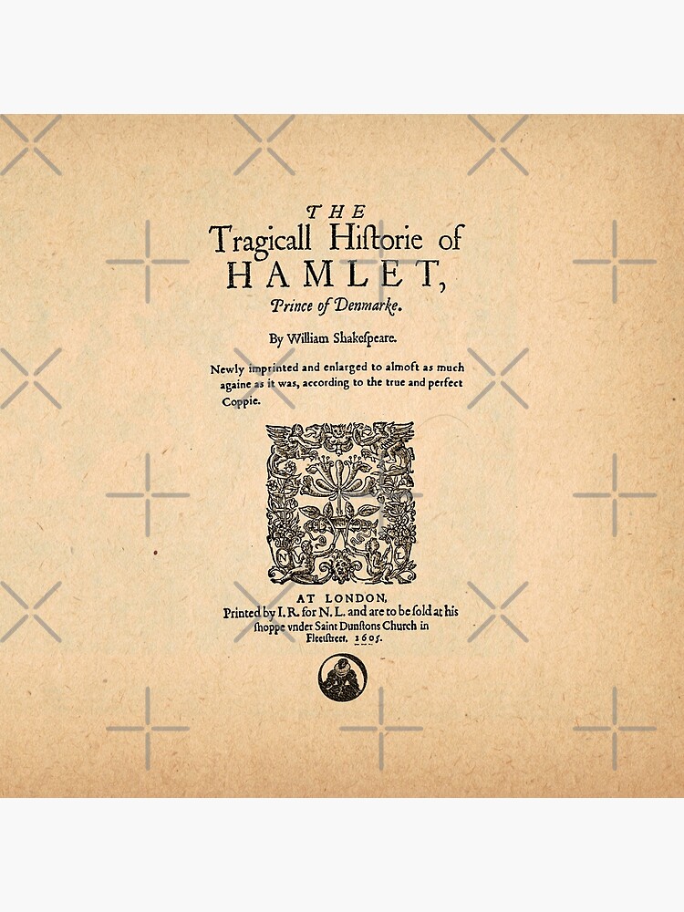 Thumbnail 2 of 2, Tote Bag, Shakespeare's Hamlet Front Piece designed and sold by Styled Vintage.