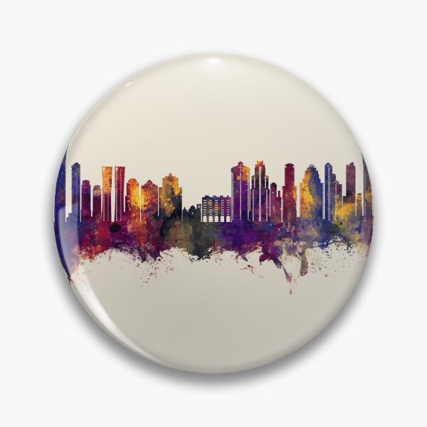 Item preview, Benidorm Spain Skyline designed and sold by ArtPrints.
