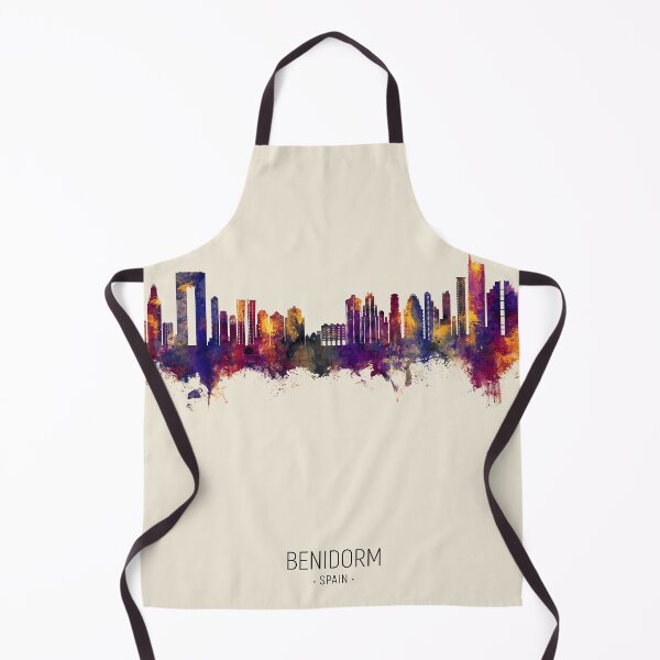Item preview, Benidorm Spain Skyline designed and sold by ArtPrints.