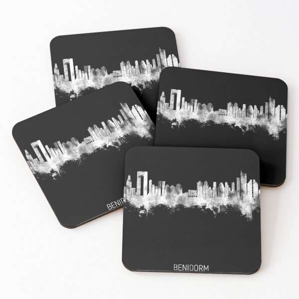 Item preview, Benidorm Spain Skyline designed and sold by ArtPrints.