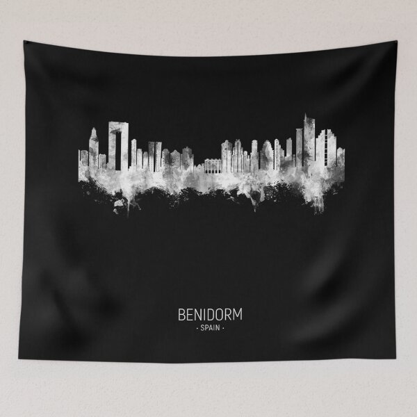 Item preview, Benidorm Spain Skyline designed and sold by ArtPrints.