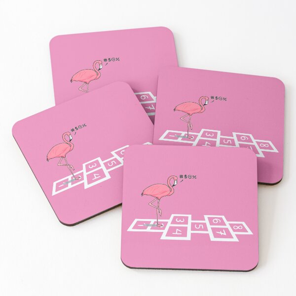 Item preview, Hopping Flamingo! designed and sold by raffitidesign.