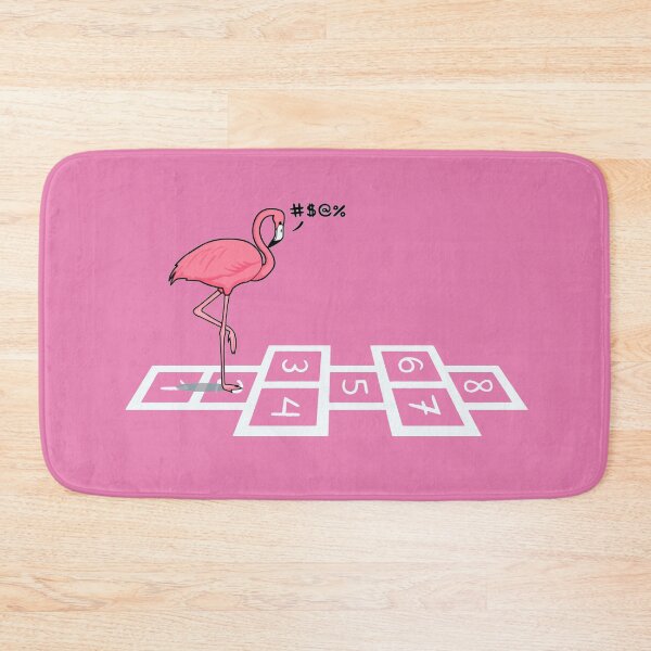 Item preview, Hopping Flamingo! designed and sold by raffitidesign.
