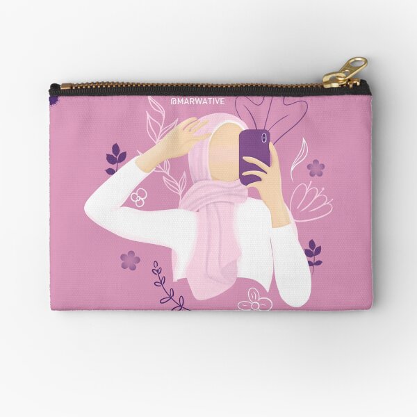 Muslim Girl Zipper Pouch