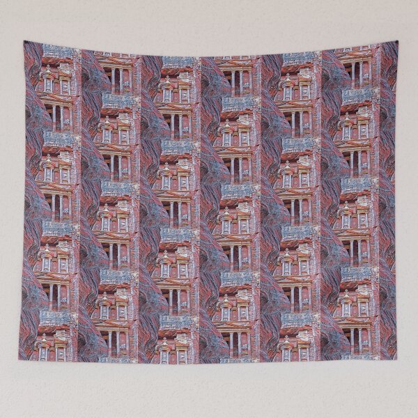 Item preview, Petra First View of The Treasury from the Siq designed and sold by Maksym’s .