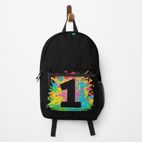 Item preview, Paint splashes, 1st birthday for kids, girls, boys, number 1, team event design  designed and sold by iclipart.