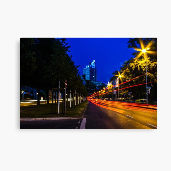 blue hour at friedrichswall (1) Canvas Print