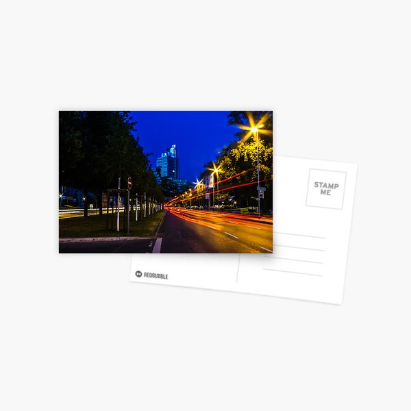 blue hour at friedrichswall (1) Postcard