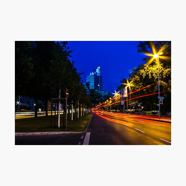 blue hour at friedrichswall (1) Photographic Print
