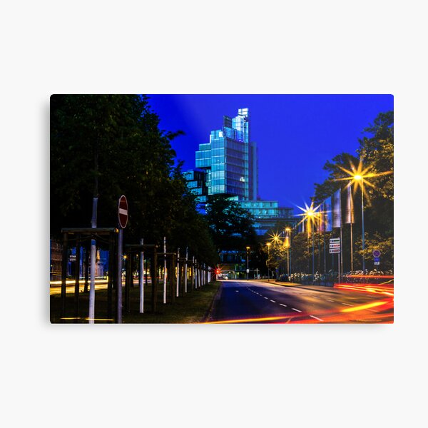 blue hour at friedrichswall (2) Metal Print