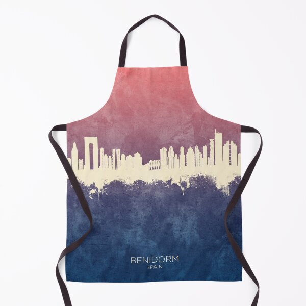 Item preview, Benidorm Spain Skyline designed and sold by ArtPrints.