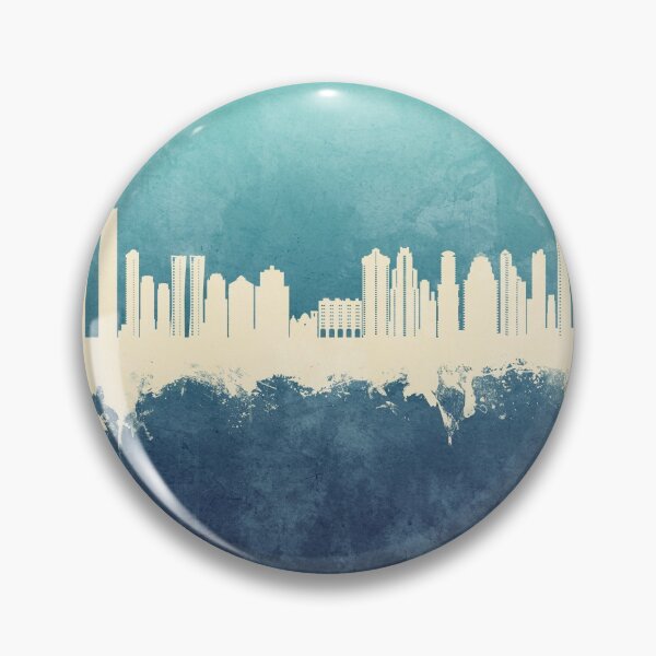 Item preview, Benidorm Spain Skyline designed and sold by ArtPrints.