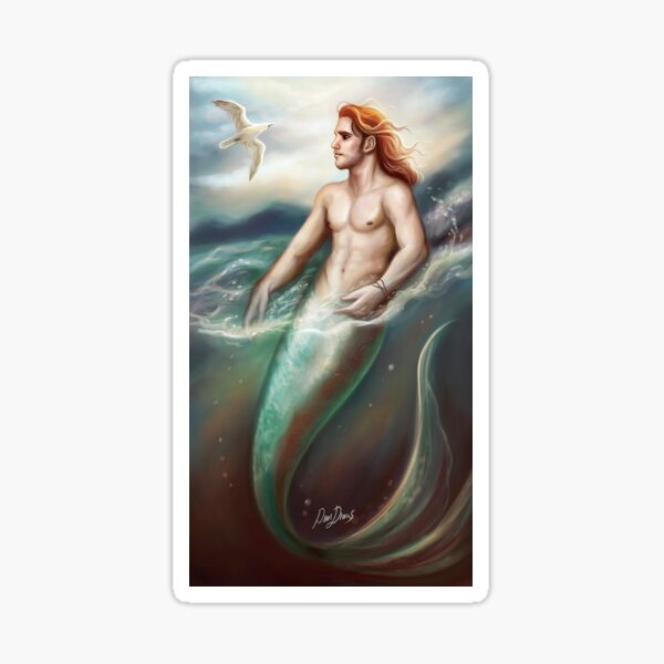Item preview, Merman and Seagull designed and sold by dim-draws.