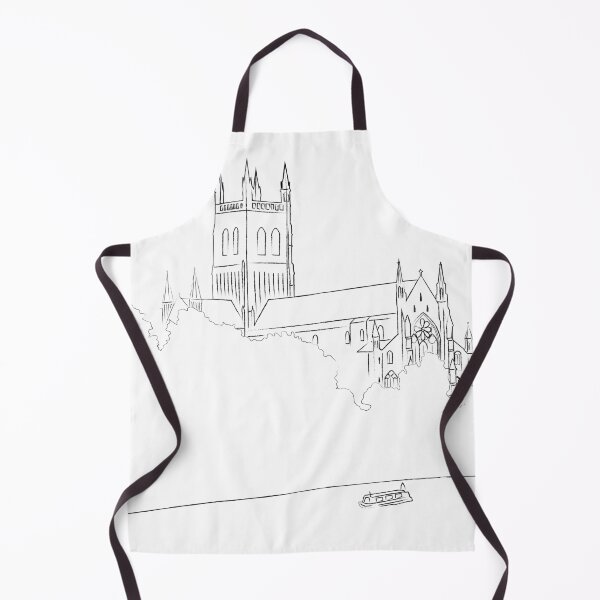 Item preview, Worcester Cathedral Sketch on the River Severn, Worcestershire, UK designed and sold by SJ Designs.