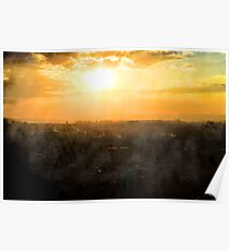 Scape 3: sunset Poster