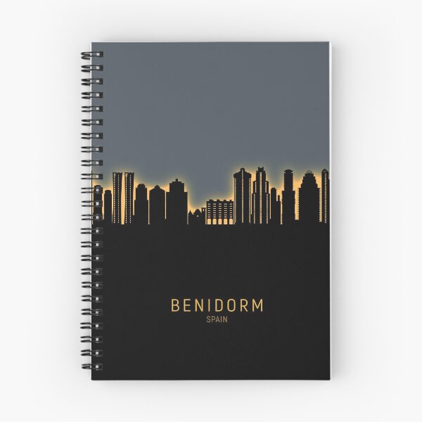 Item preview, Benidorm Spain Skyline designed and sold by ArtPrints.