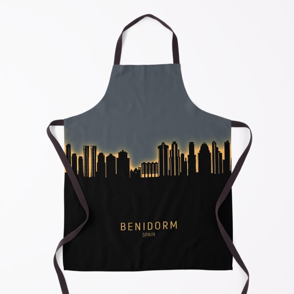 Item preview, Benidorm Spain Skyline designed and sold by ArtPrints.