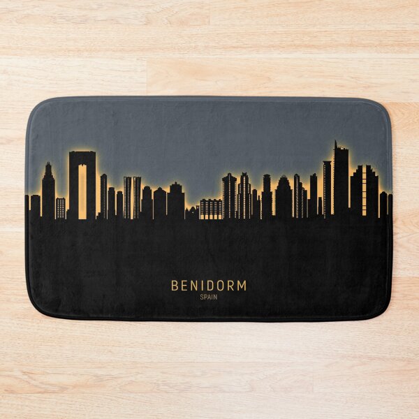 Item preview, Benidorm Spain Skyline designed and sold by ArtPrints.