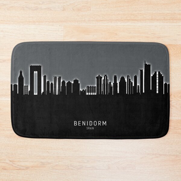 Item preview, Benidorm Spain Skyline designed and sold by ArtPrints.