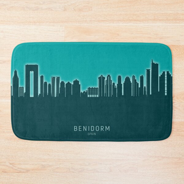 Item preview, Benidorm Spain Skyline designed and sold by ArtPrints.