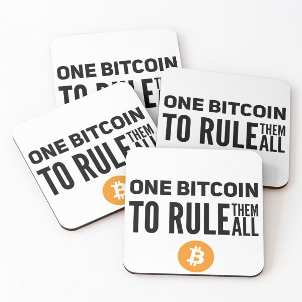 Item preview, One Bitcoin to rule them all designed and sold by Bouzdesigns.