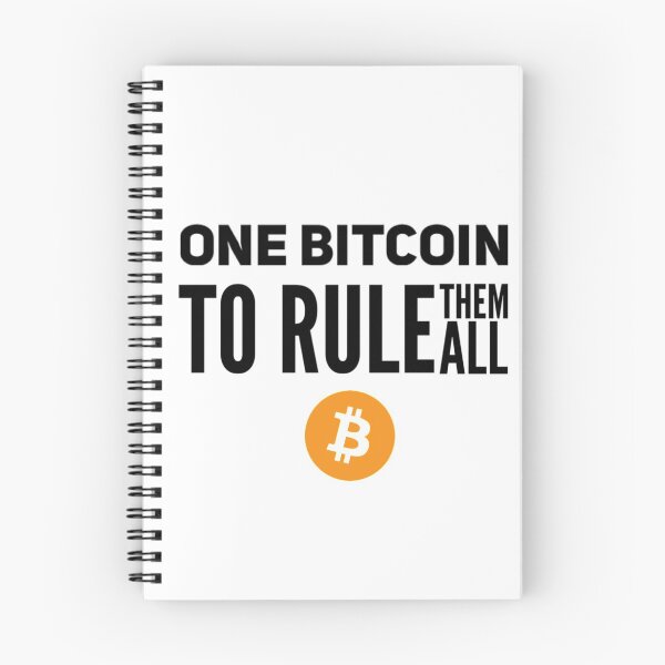 Item preview, One Bitcoin to rule them all designed and sold by Bouzdesigns.