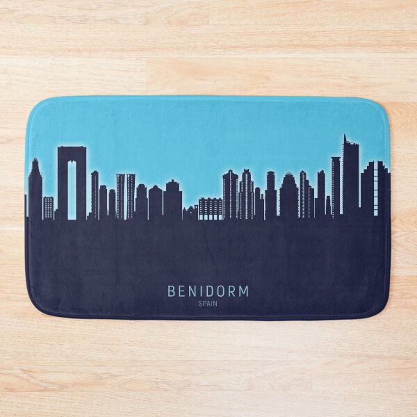 Item preview, Benidorm Spain Skyline designed and sold by ArtPrints.
