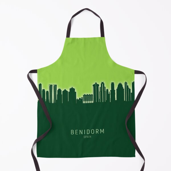 Item preview, Benidorm Spain Skyline designed and sold by ArtPrints.