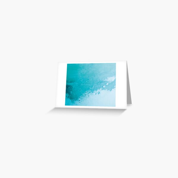 Texture blue concreet Greeting Card