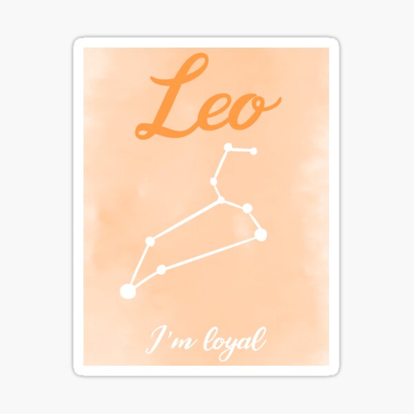 leo-lucky-color-and-quote-sticker-for-sale-by-ttaallaa-redbubble