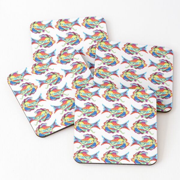 Item preview, Watercolor Fish White designed and sold by Sharon Schwalbe.