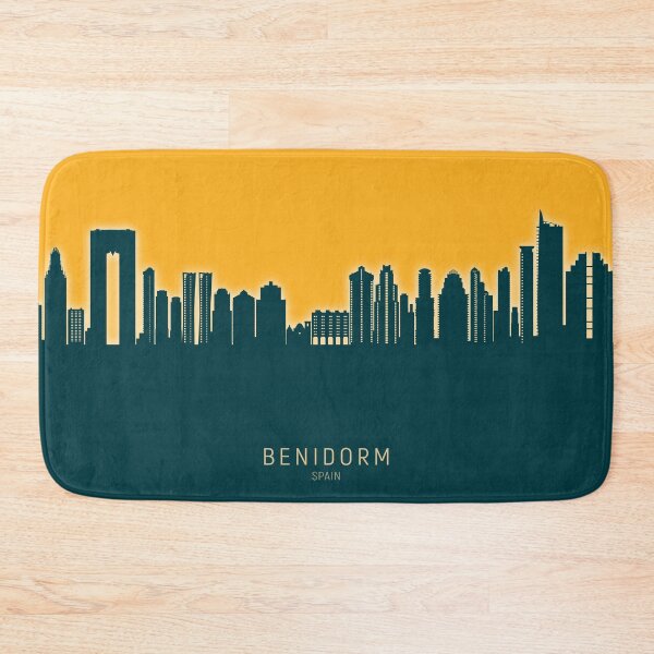 Item preview, Benidorm Spain Skyline designed and sold by ArtPrints.