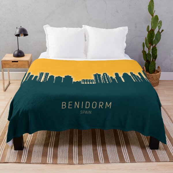 Item preview, Benidorm Spain Skyline designed and sold by ArtPrints.