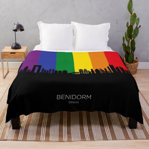Item preview, Benidorm Spain Skyline designed and sold by ArtPrints.
