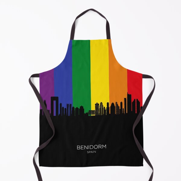 Item preview, Benidorm Spain Skyline designed and sold by ArtPrints.