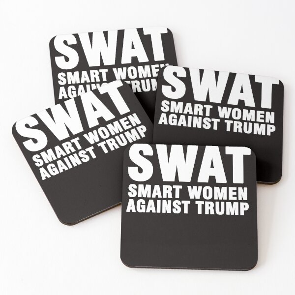 Item preview, Swat Smart Women Against Trump t-shirt designed and sold by Majesticoo.