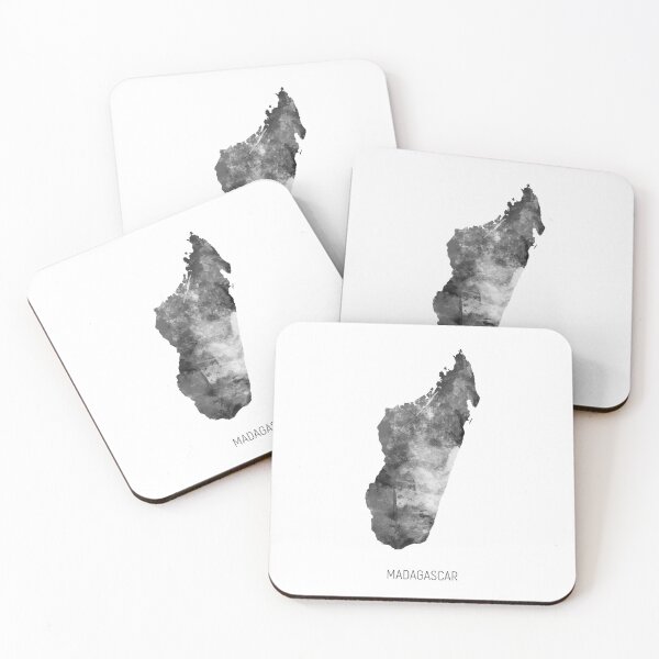Item preview, Madagascar Watercolor Map designed and sold by ArtPrints.