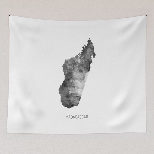 Item preview, Madagascar Watercolor Map designed and sold by ArtPrints.