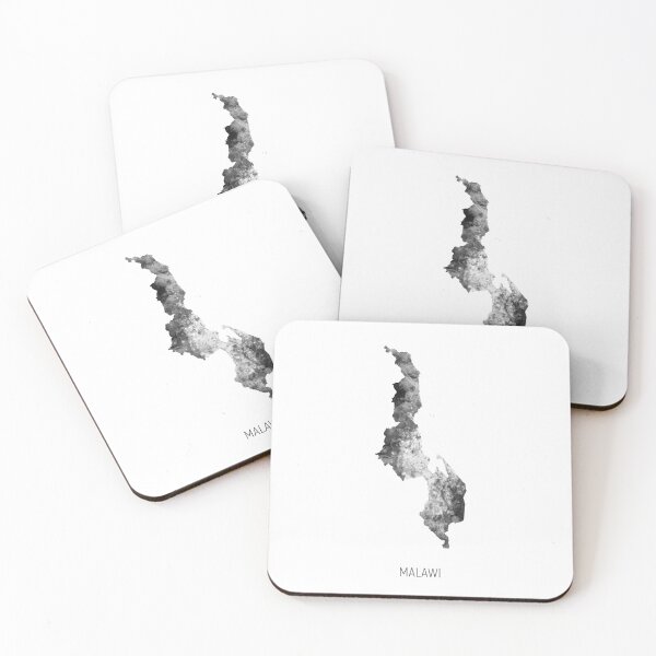 Item preview, Malawi Watercolor Map designed and sold by ArtPrints.