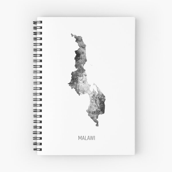 Item preview, Malawi Watercolor Map designed and sold by ArtPrints.